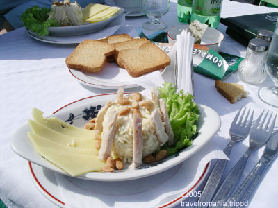 Celery root salad at Herastrau Restaurant