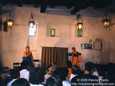 Puppet theatre in Sighisoara, part of the Arts Festival