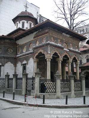 Stavropoleos Church, porch